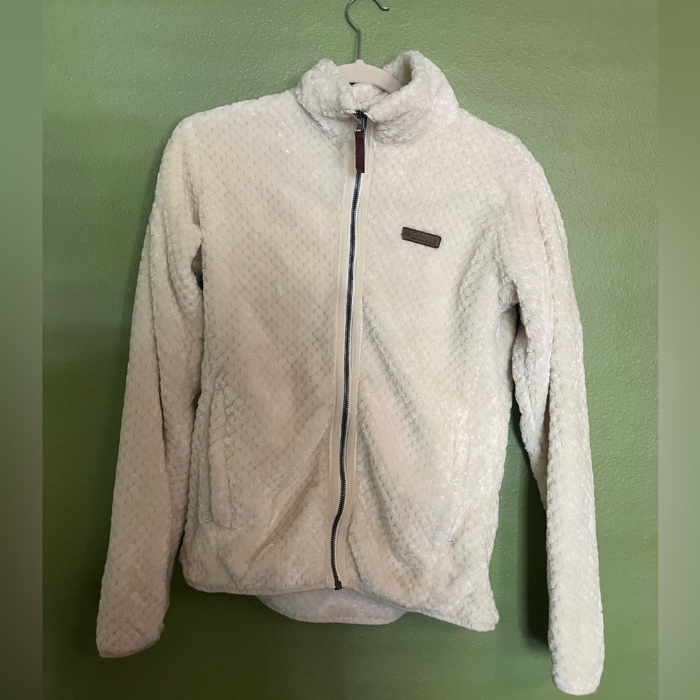 Columbia Women's Off-White Fluffy Jacket